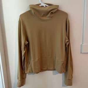 Lululemon cowl neck sweater size 8 taupe colour